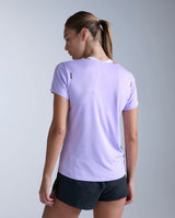 Light Speed Tech Tee, Lavender/Lavender Reflective