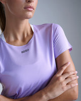 Light Speed Tech Tee, Lavender/Lavender Reflective