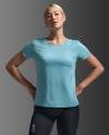 Light Speed Tech Tee - RETRO BLUE/RETRO BLUE REFLECTIVE