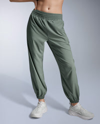 Aero Hi-Rise Woven Jogger, Olive Leaf/Olive Leaf Reflective
