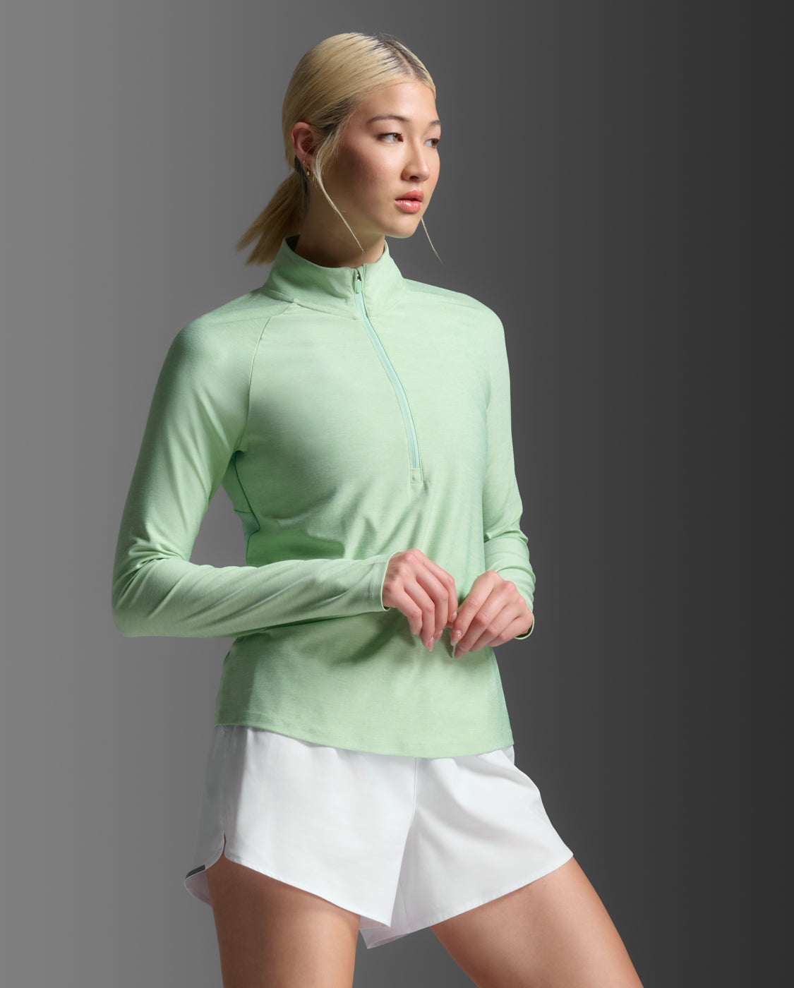 Aero 1/2 Zip, Digital Mint/Digital Mint Reflective