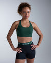 Form Strappy Low Impact Bra - EVER GREEN/EVER GREEN