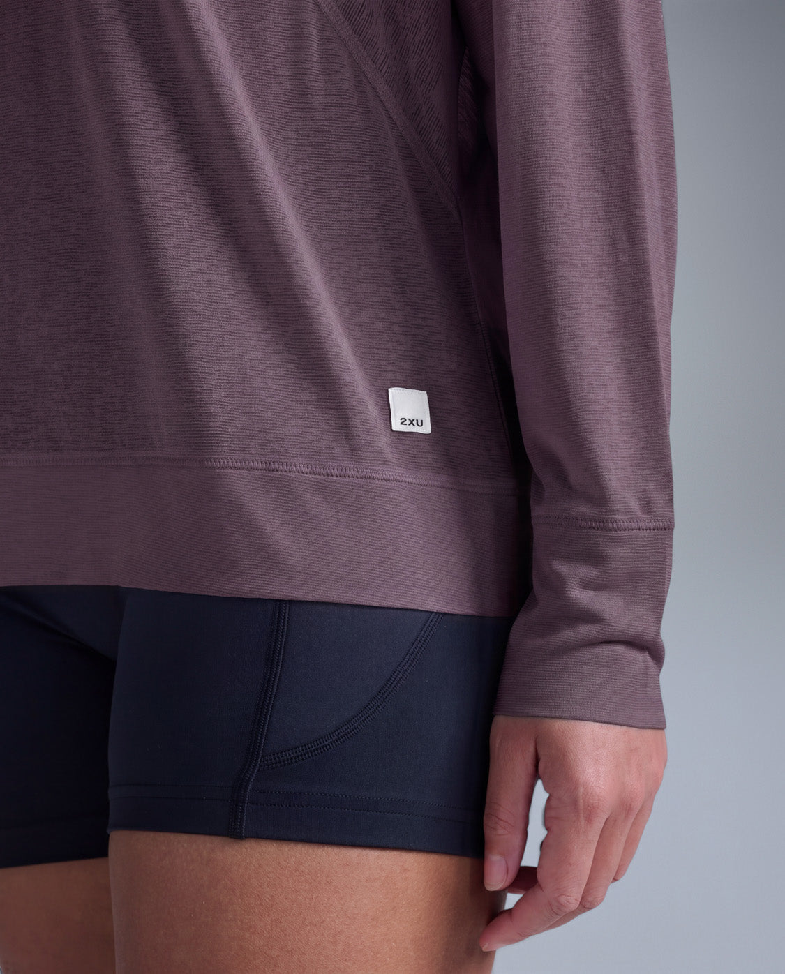 ReLight Long Sleeve, Currant/White