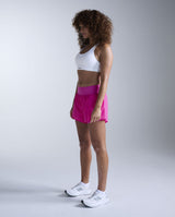 Aero Hi-Rise 2-In-1 3 Inch Shorts, Rose Violet/Rose Reflective