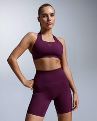 Form Racerback Medium Impact Bra, Sangria/Sangria