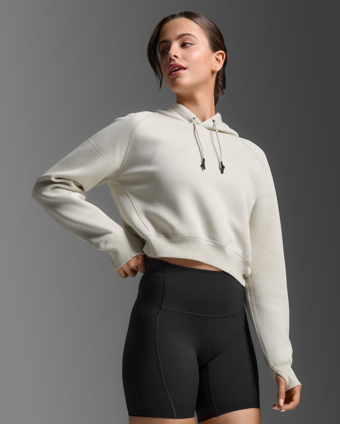 Form Smooth Spacer Crop Hoodie Women | 2XU