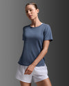 Aero Mesh Tee - INDIGO/INDIGO REFLECTIVE