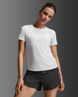 Aero Mesh Tee, White/Silver Reflective