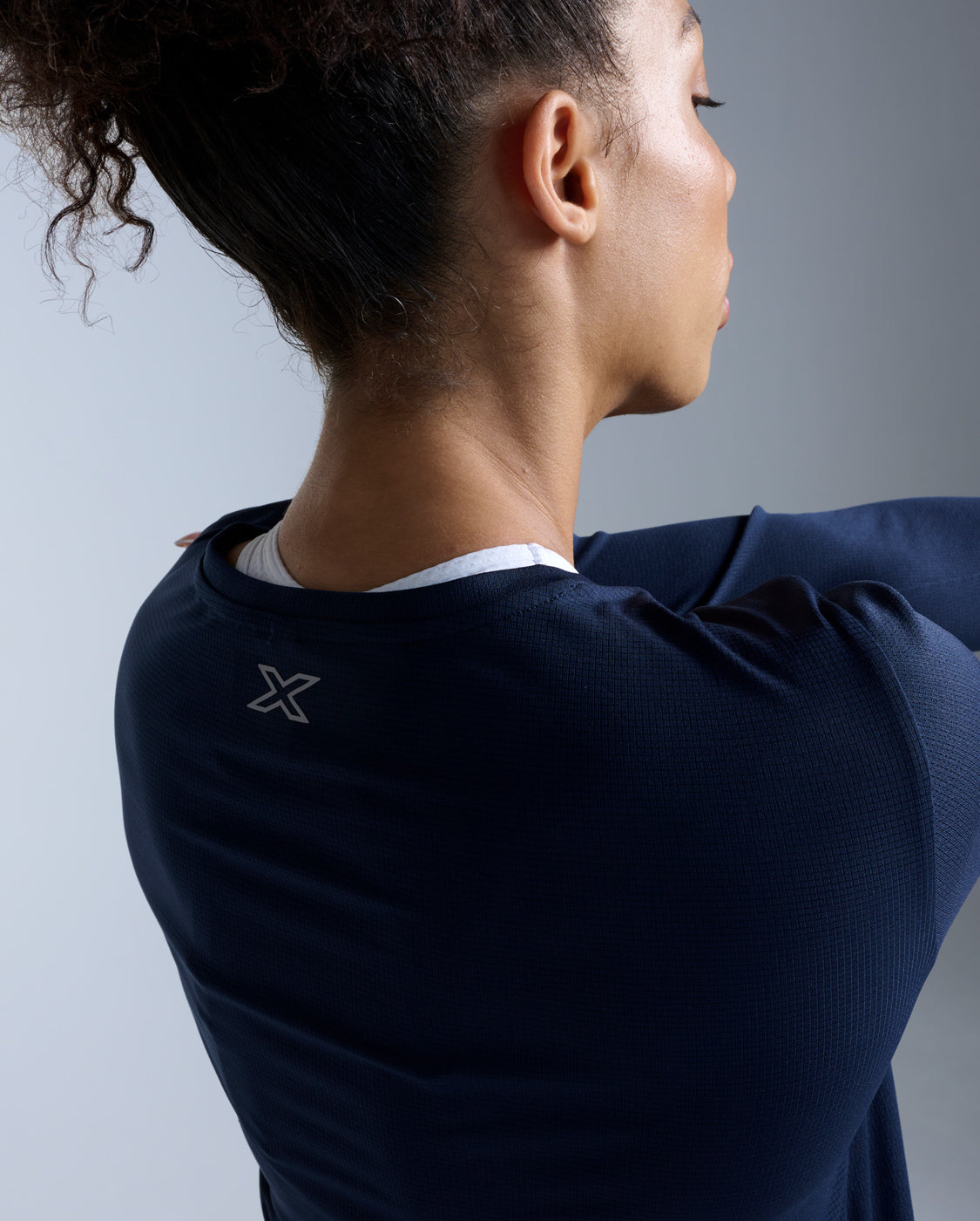 Aero Long Sleeve, Midnight/Silver Reflective