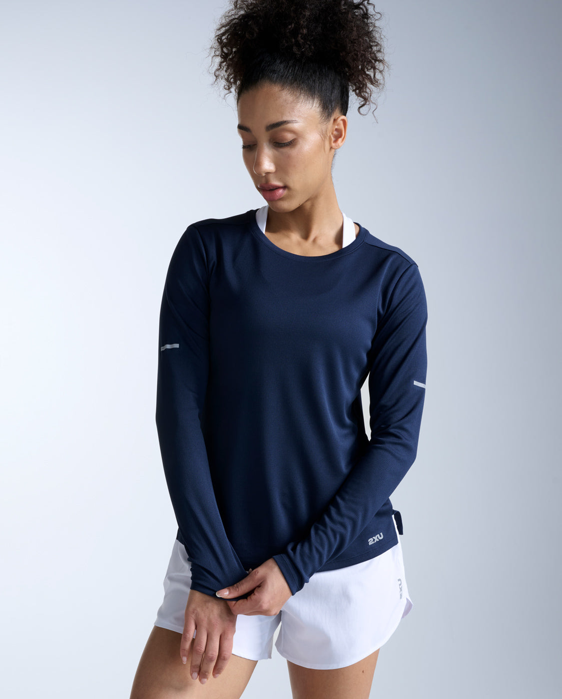 Aero Long Sleeve, Midnight/Silver Reflective