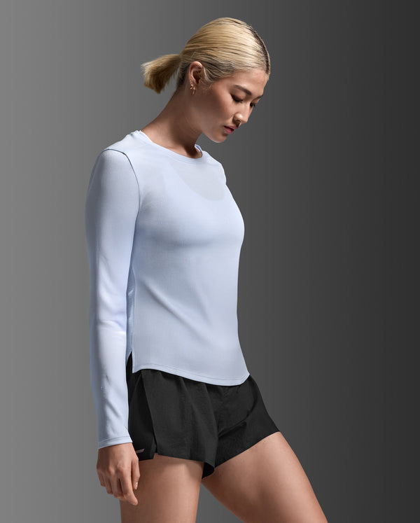 Aero Mesh Long Sleeve, Halogen/Halogen Reflective