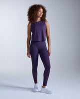 Aero Mesh Crop Tank, Velvet Purple/Purple Reflective