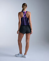 Light Speed React Crop Singlet, Violet Mist/Lavender Reflective