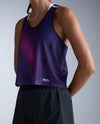 Light Speed React Crop Singlet - VIOLET MIST/LAVENDER REFLECTIVE