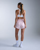 Aero Hi-Rise 4 Inch Shorts, Pink Frost/Pink Frost Reflective