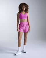 Aero Hi-Rise 4 Inch Shorts, Rose Violet/Rose Reflective
