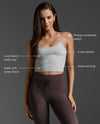 Flex Strappy Crop Tank - HARBOR MIST/HARBOR MIST