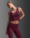 Fluid Longline Bra - AMARETTO/AMARETTO