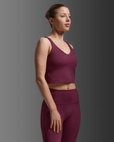 Fluid Longline Bra, Amaretto/Amaretto