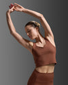 Fluid Longline Bra - SEPIA/SEPIA