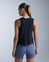 Form Soft Jersey Relaxed Tank, Black/White