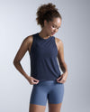 Form Soft Jersey Relaxed Tank - MIDNIGHT/WHITE