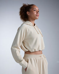 Wonderluxe Sand Washed Hoodie, Mojave Desert/White