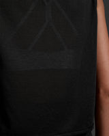 Relight Crop Tank, Black/White