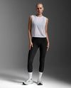 Relight Crop Tank - WHITE/WHITE