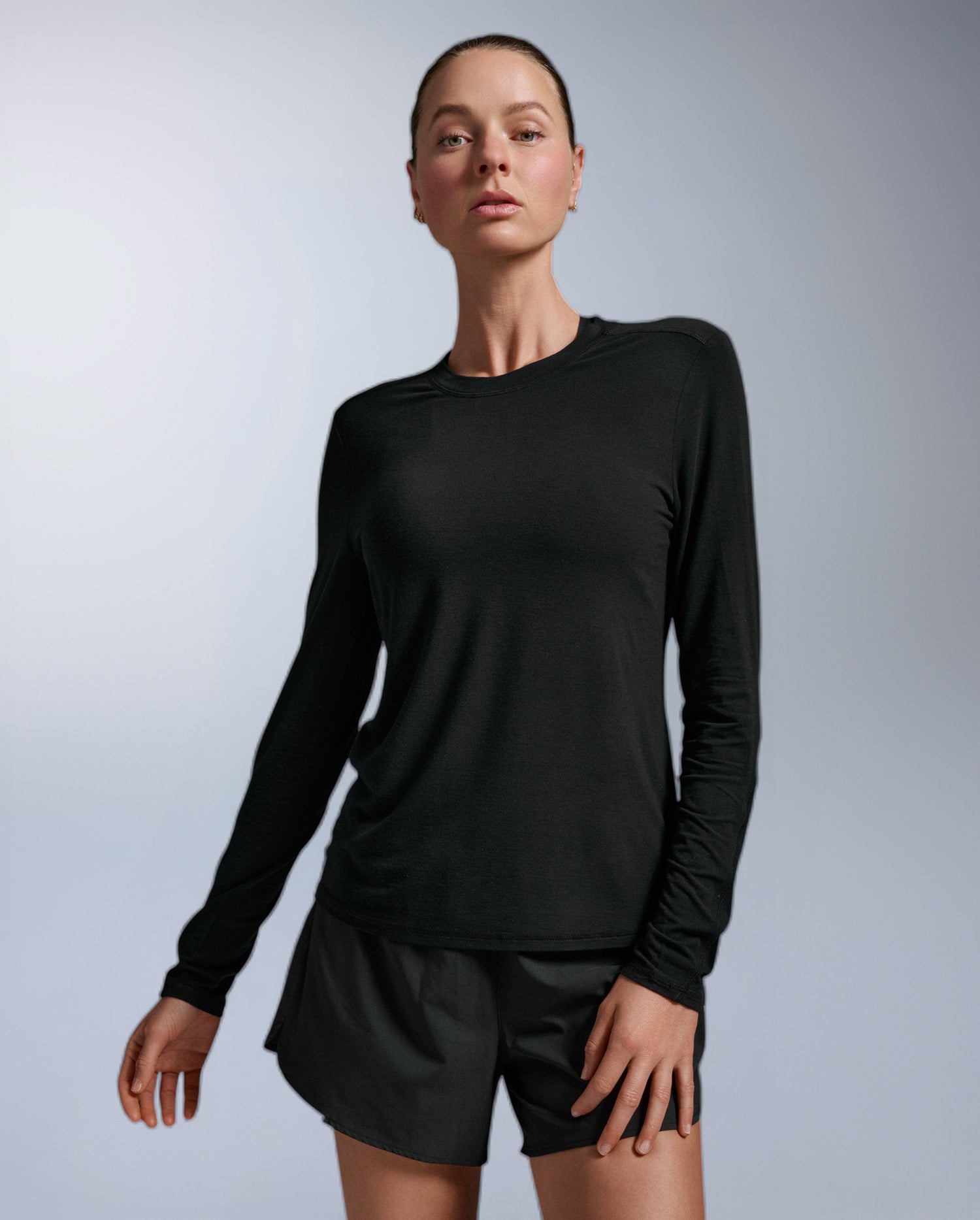 Ignition Wool Long Sleeve, Black/Black
