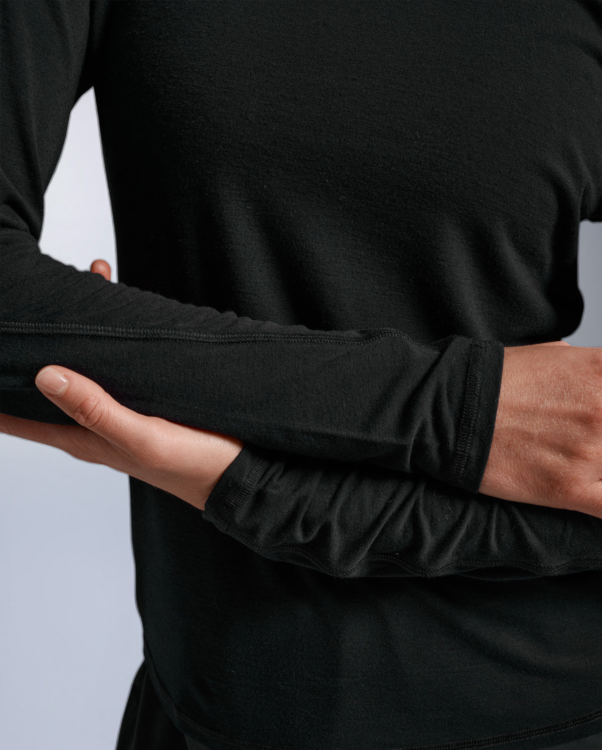 Ignition Wool Long Sleeve, Black/Black