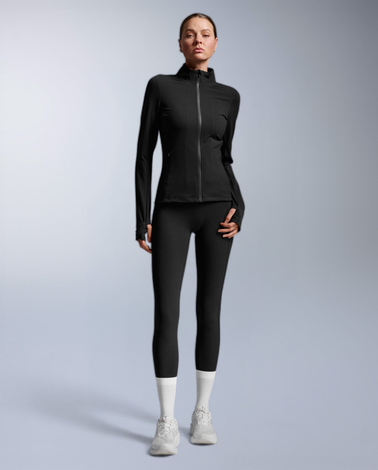 Fluid Full Zip Jacket, Black/Black