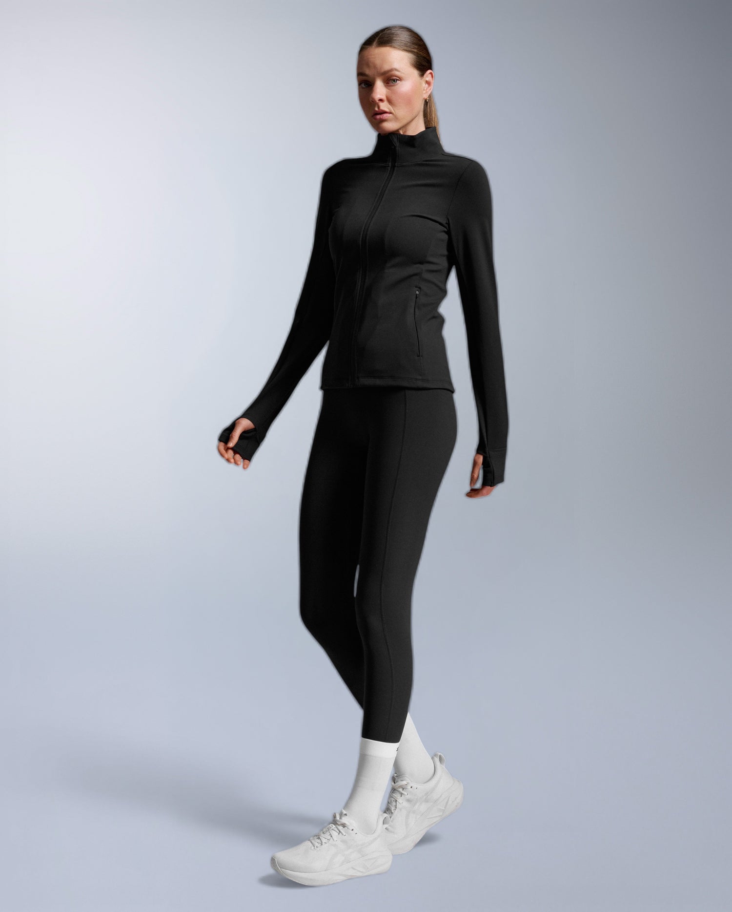 Fluid Full Zip Jacket, Black/Black
