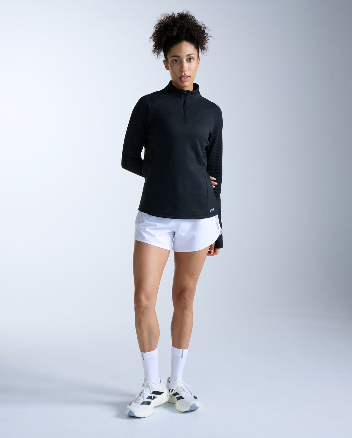 Ignition Haptic 1/4 Zip, Black/Silver Reflective
