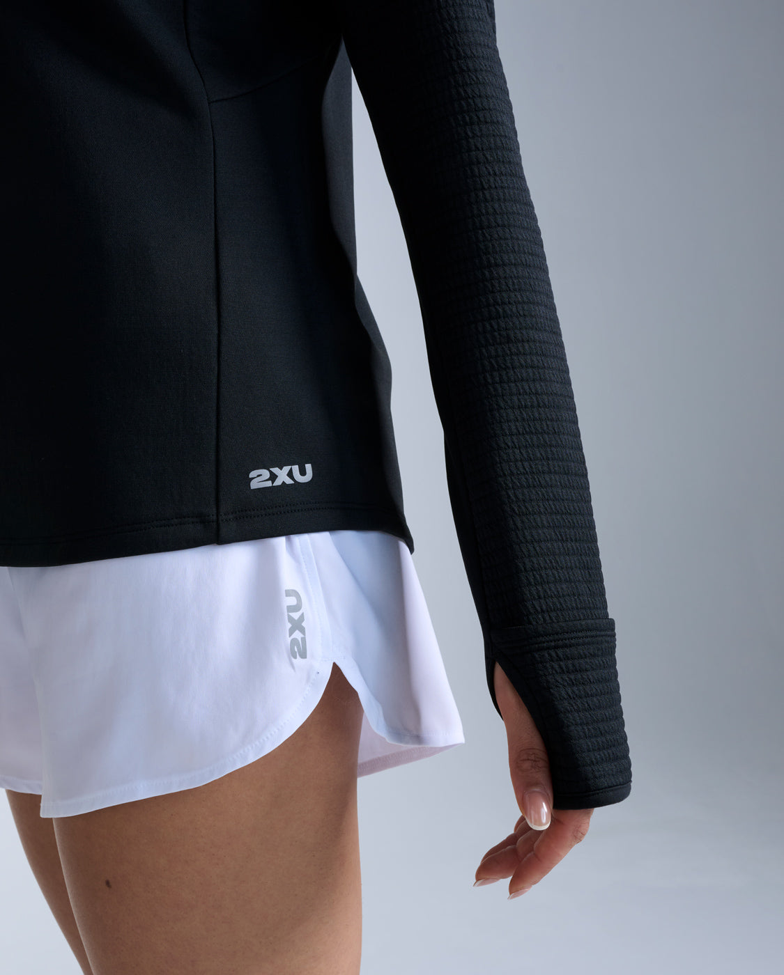 Ignition Haptic 1/4 Zip, Black/Silver Reflective