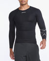 CORE COMPRESSION LONG SLEEVE - BLACK/SILVER
